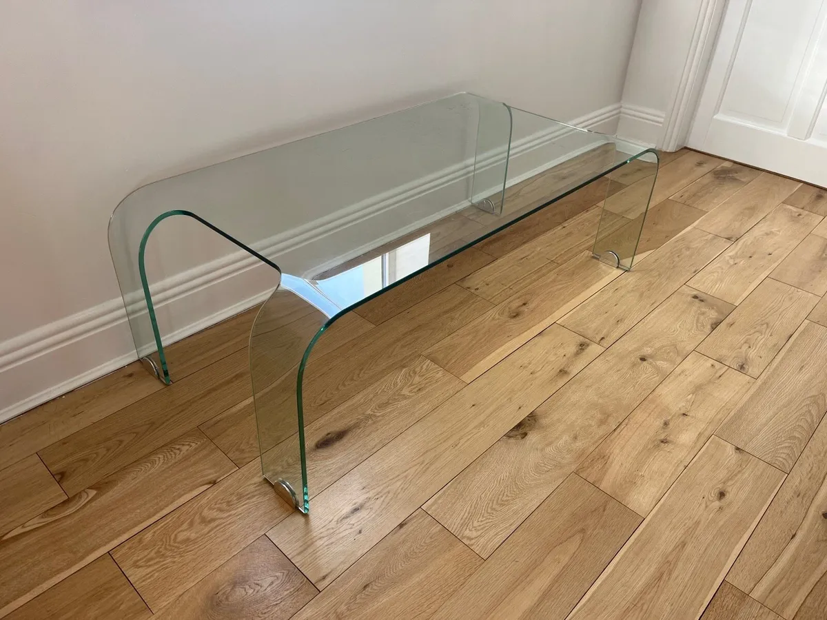 Glass coffee table - Image 1