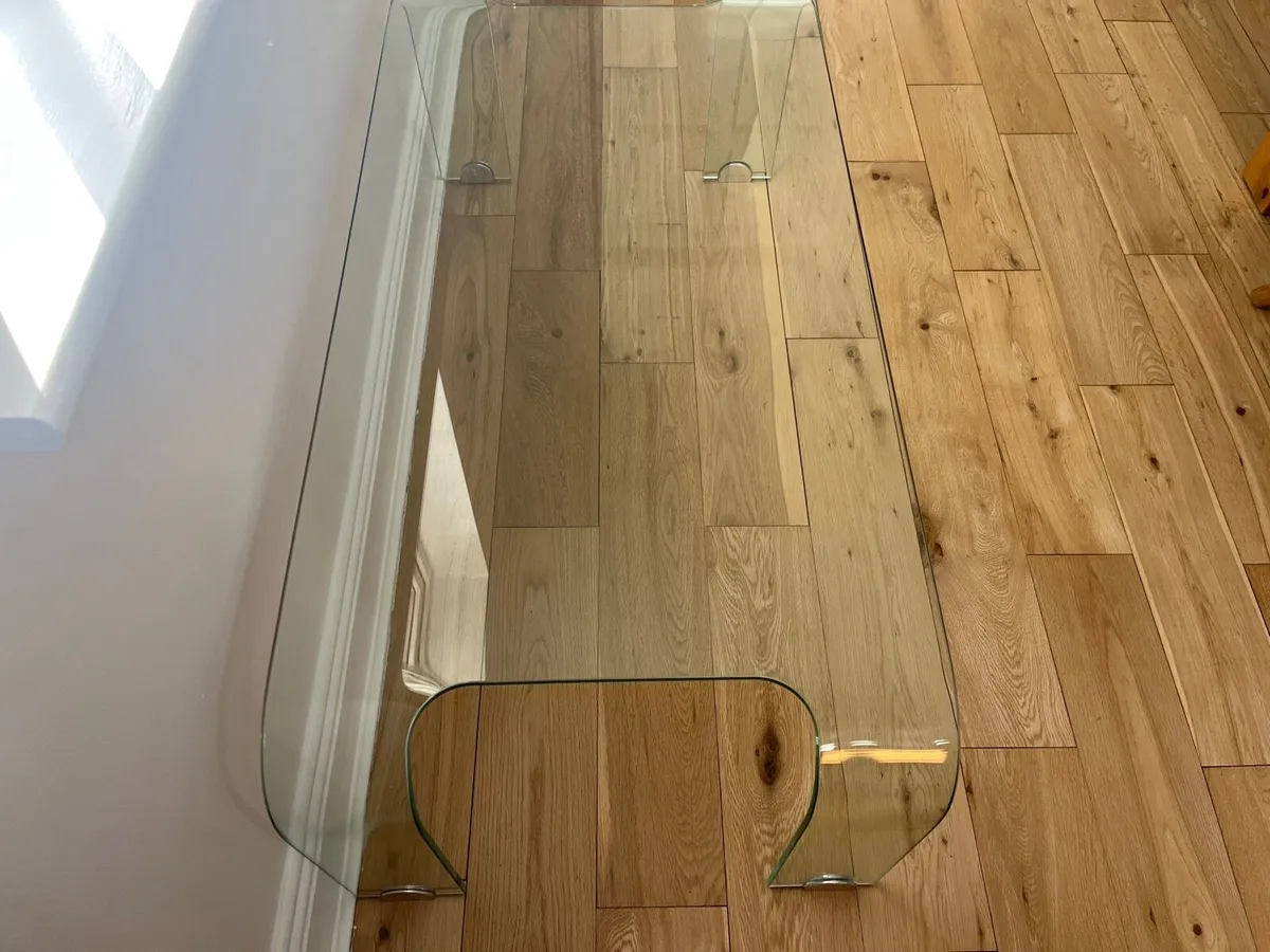 Glass coffee table - Image 2