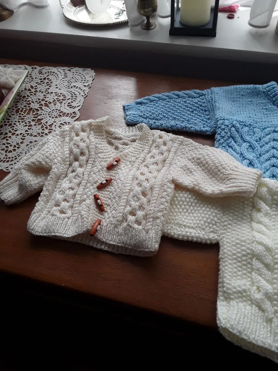 Brand new Aaron hand  knitted baby cardigans - Image 2
