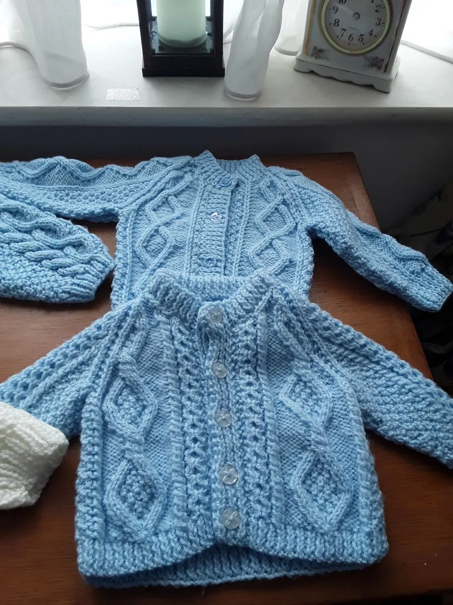 Brand new Aaron hand  knitted baby cardigans - Image 1