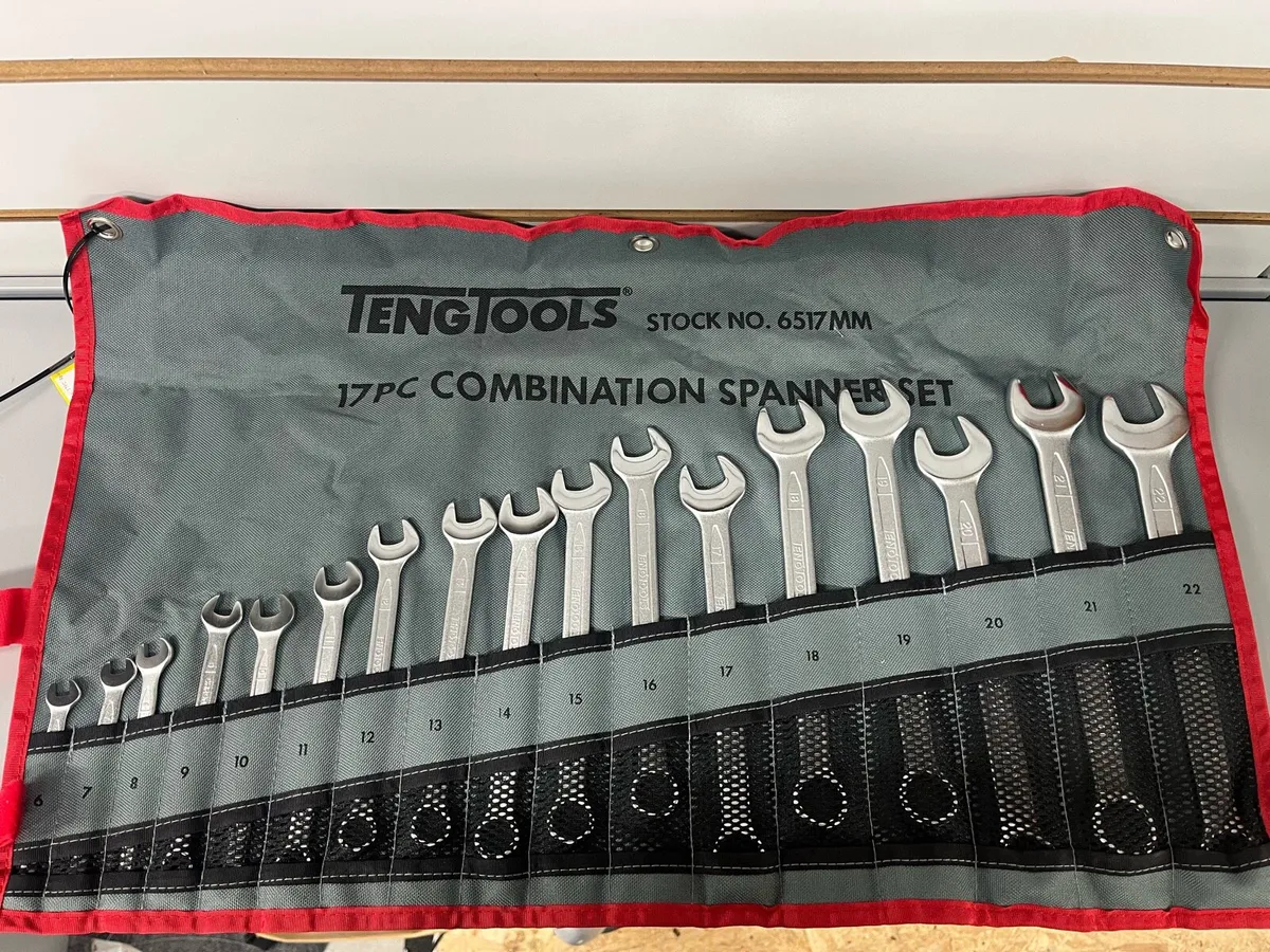 Tengtools 17 Piece Spanner Set 6 to 22mm - Image 1