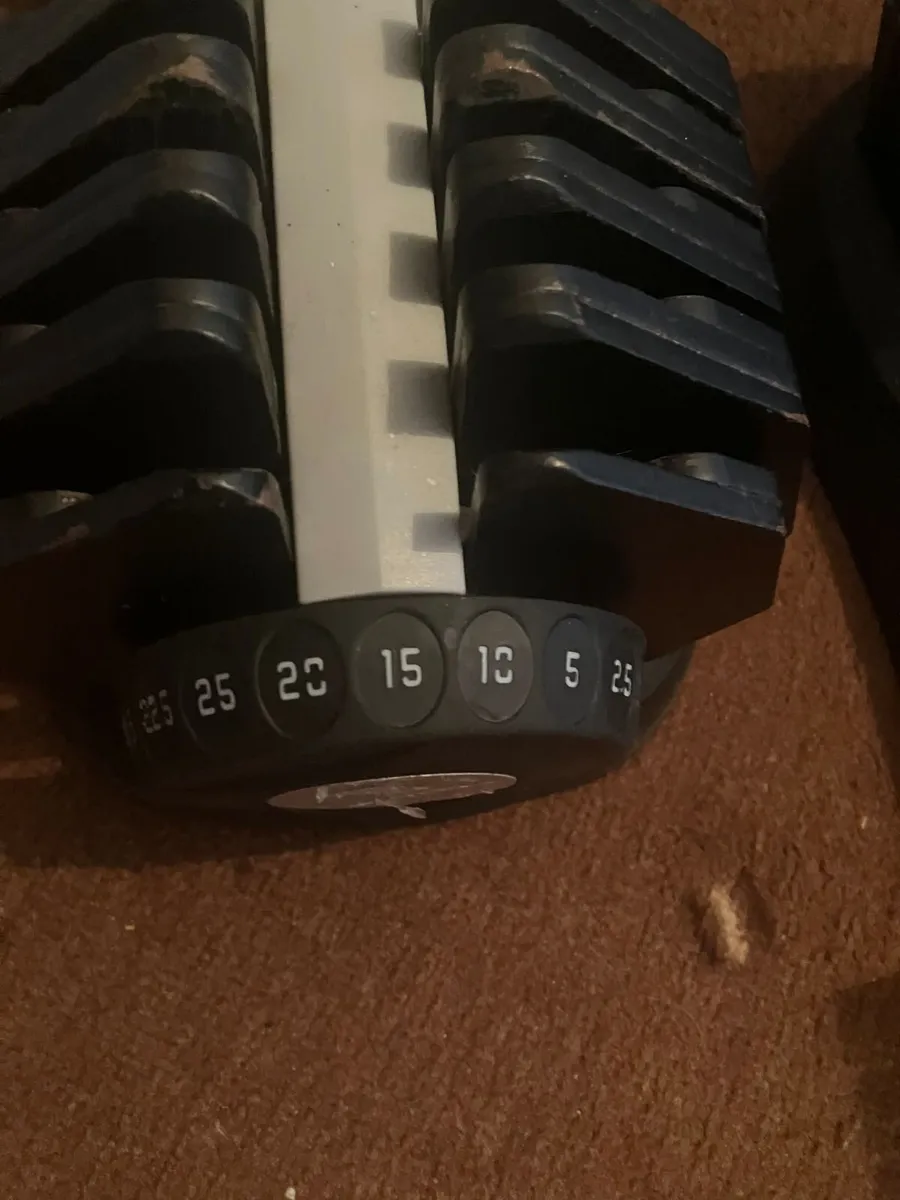 25kg adjustable dumbbell set - Image 2