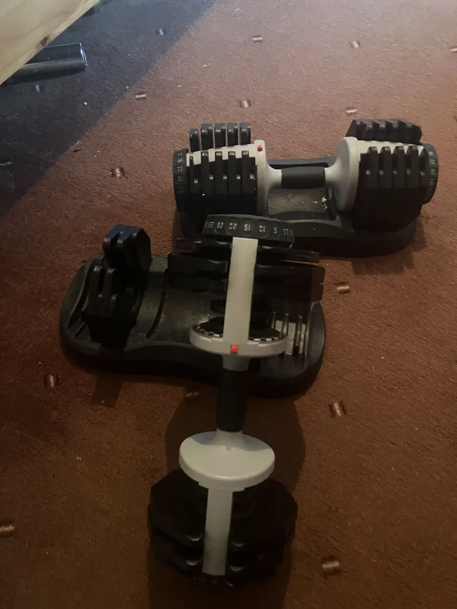 25kg adjustable dumbbell set - Image 3