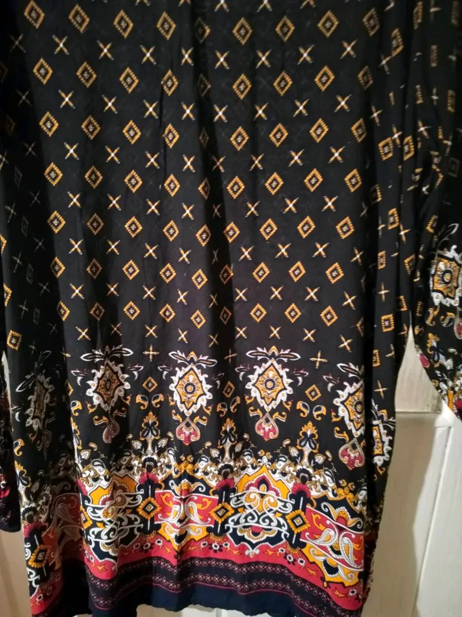 zanzea collection dress/tunic. Boho multi pattern, - Image 3