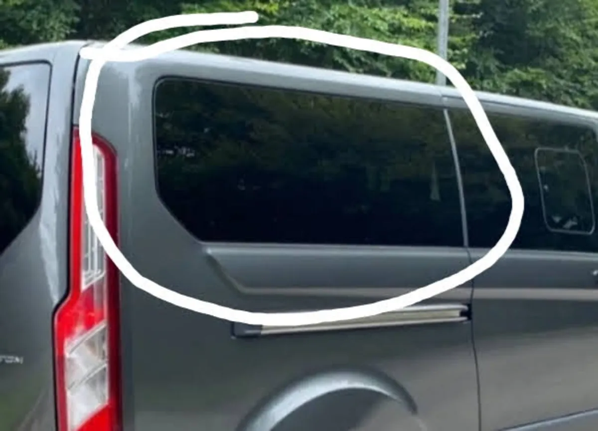 Camper van conversion glass