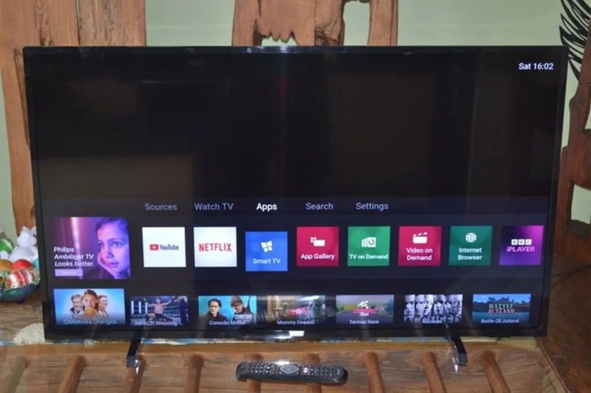 Philips 43-inch 4K Ultra HD Smart TV - Image 1