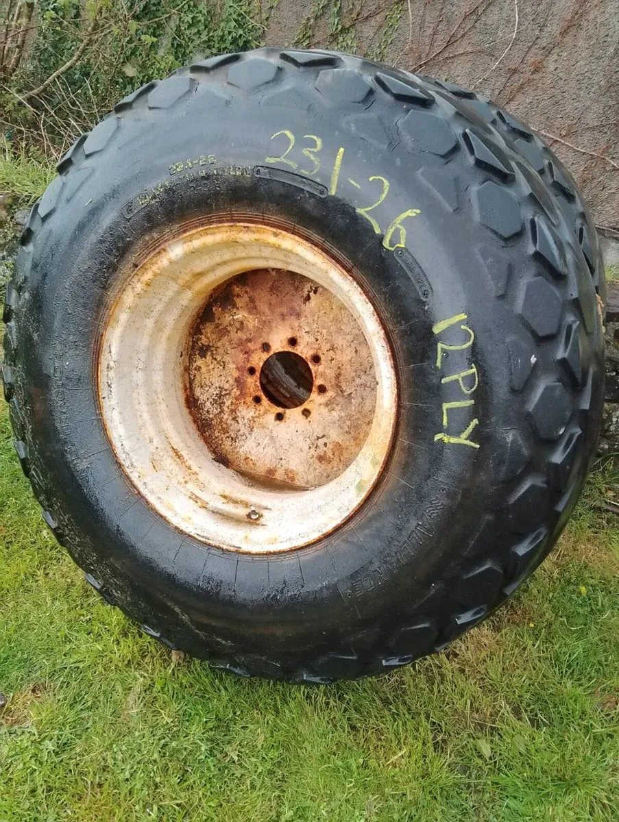 23.1 r 26 alliance grassland tanker tractor wheels - Image 2