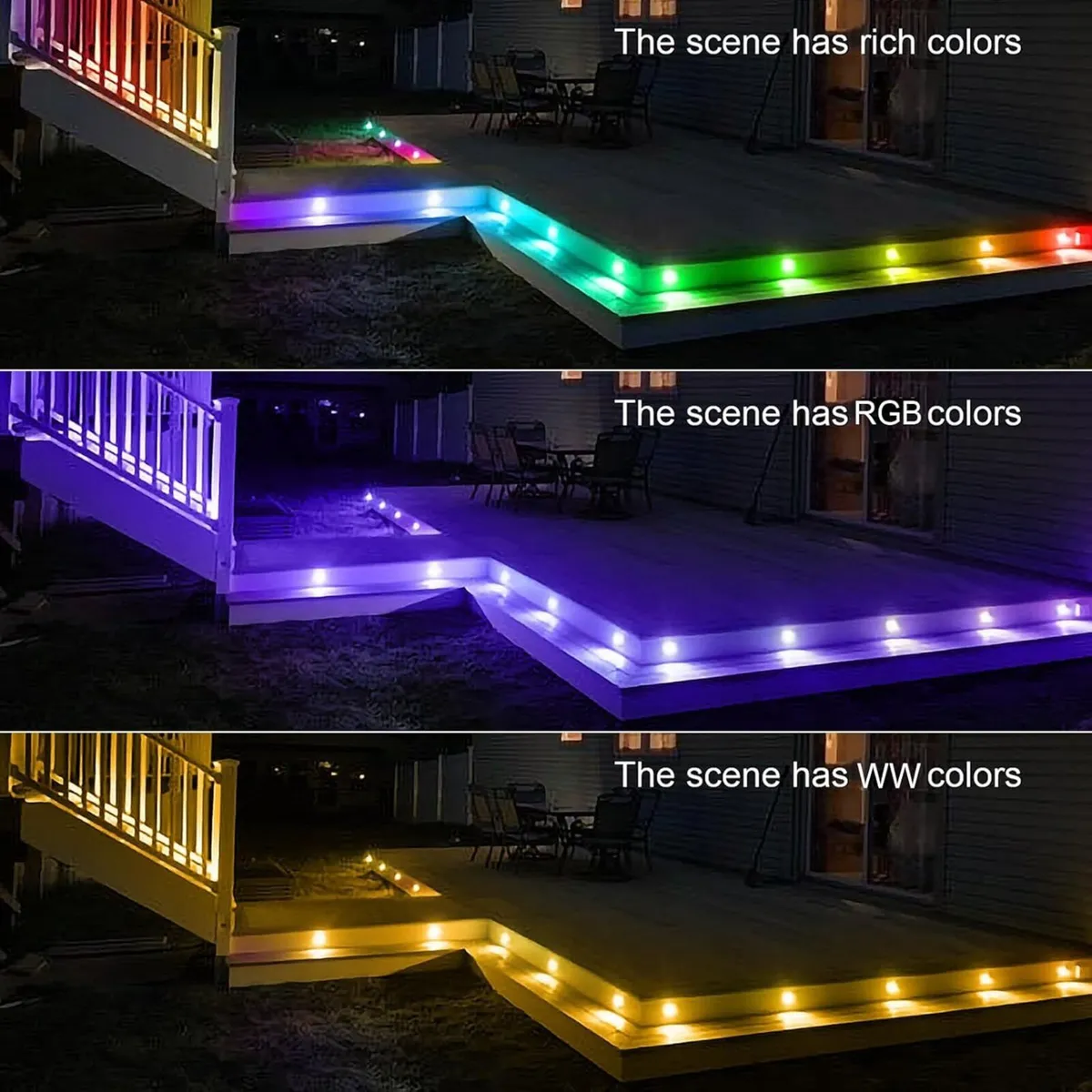 WiFi LED Decking Lights RGBW Patio Lighting Ø31MM - Image 3