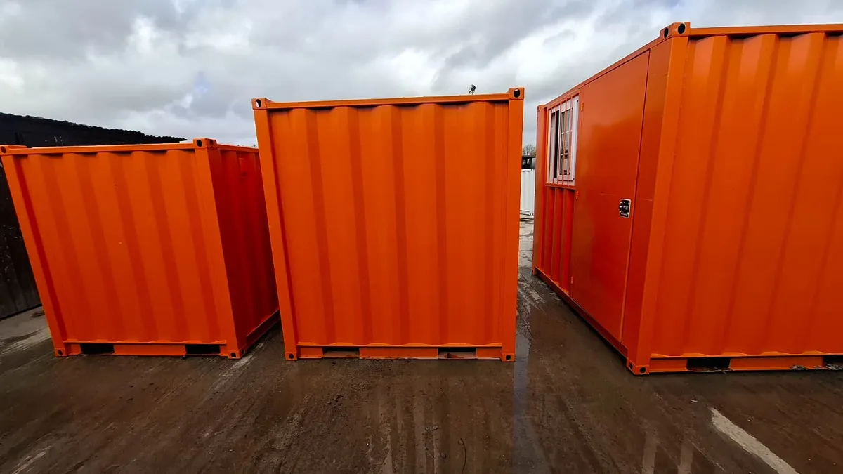 6ft Office Container – Window, Pedestrian Door - Image 4