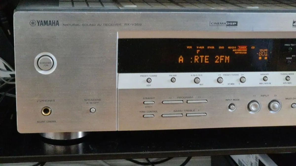 YAMAHA surround receiver with original remote - Image 3