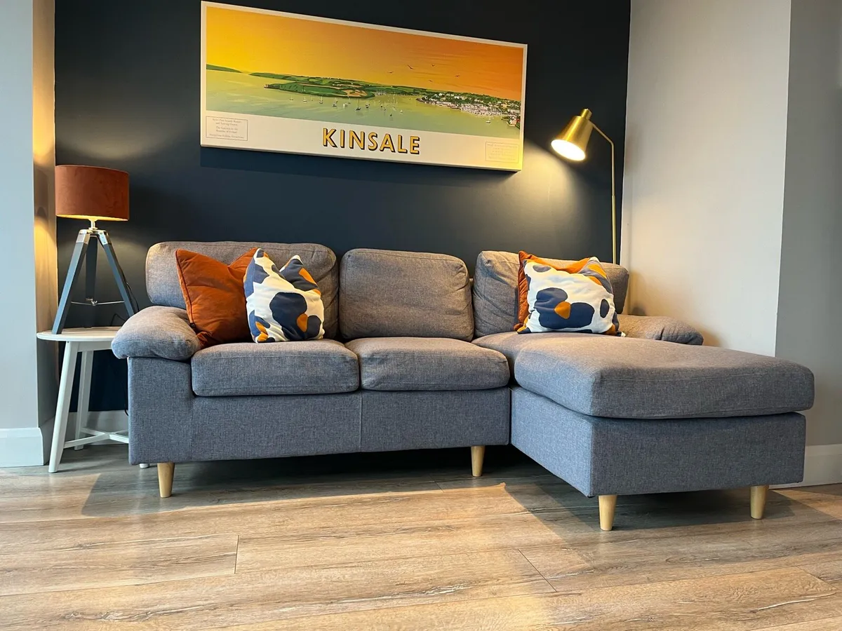 Corner sofa with chaise longue - Image 4