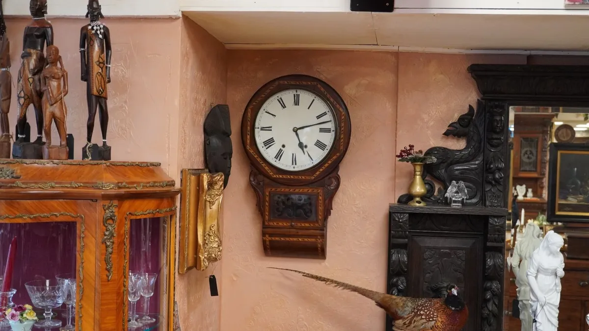 19th Century Anglo-American Wall Clock - Image 1