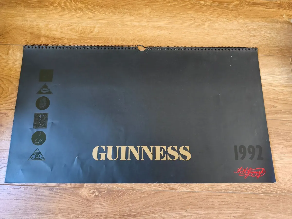 1992 & 1993 Guinness Calenders - Image 1