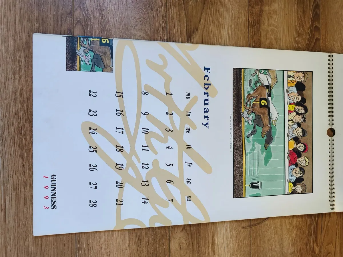 1992 & 1993 Guinness Calenders - Image 4