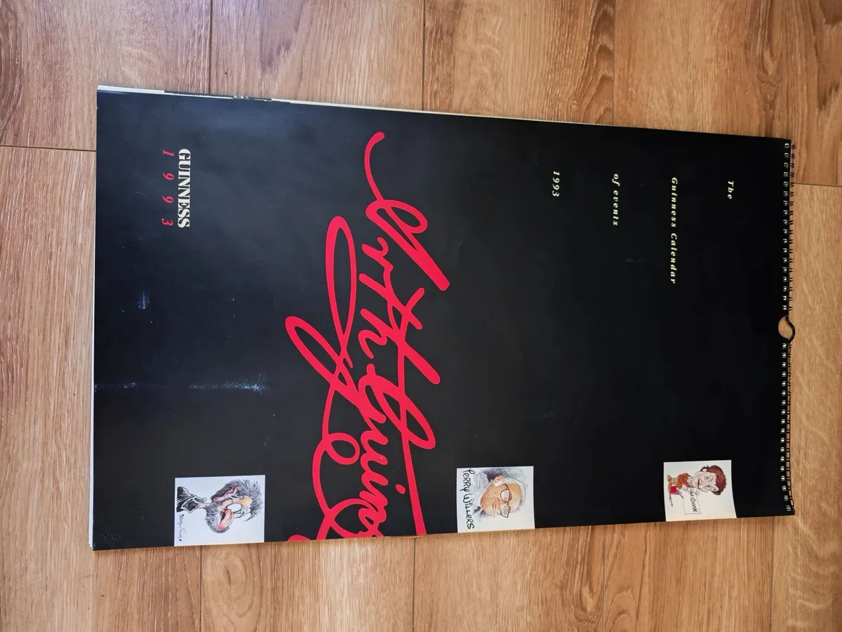 1992 & 1993 Guinness Calenders - Image 2