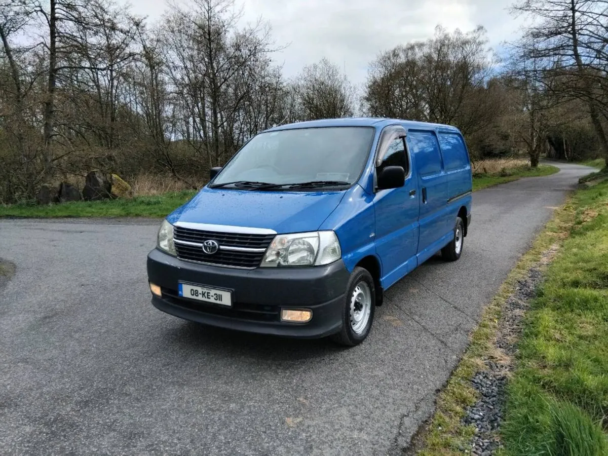 Low km 2008 120 bhp hiace new cvrt - Image 1