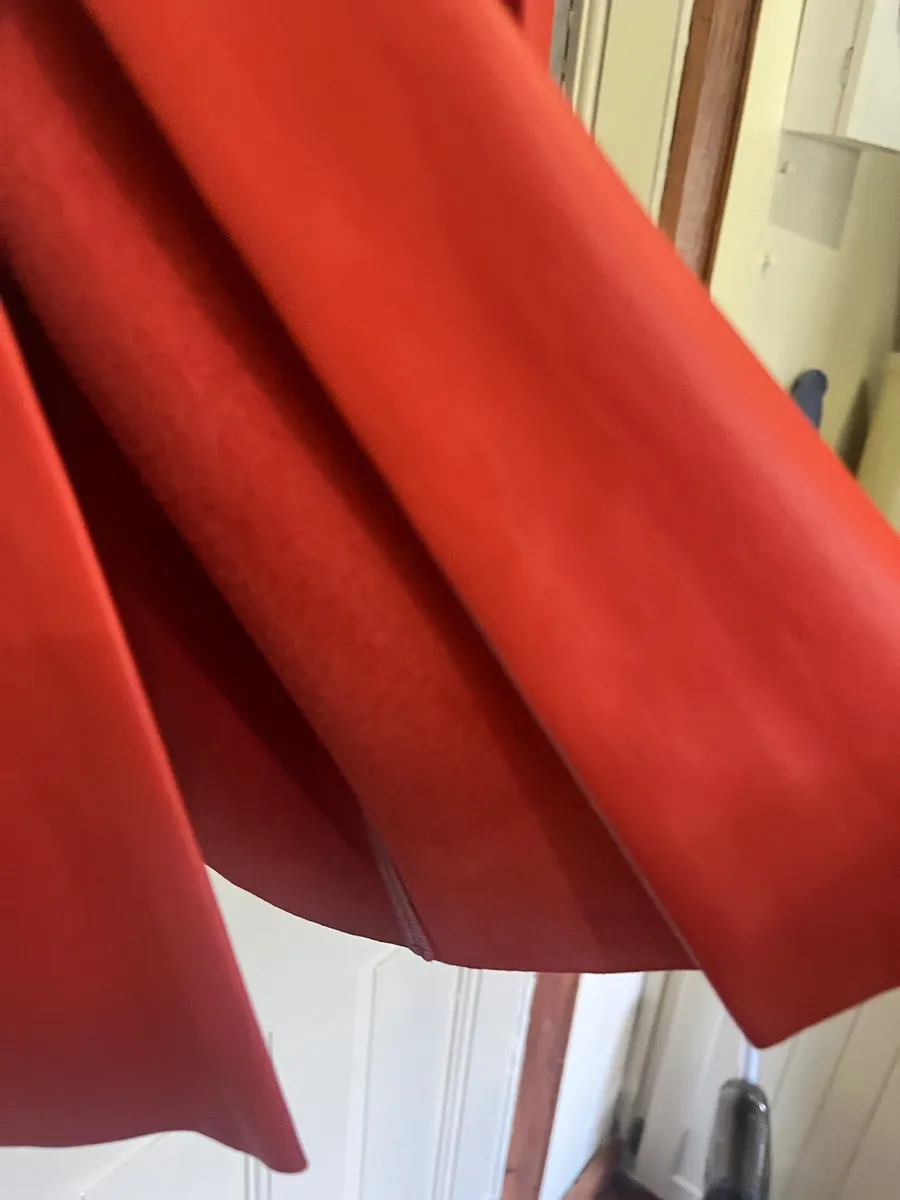 Autograph orange leather skirt - Image 2