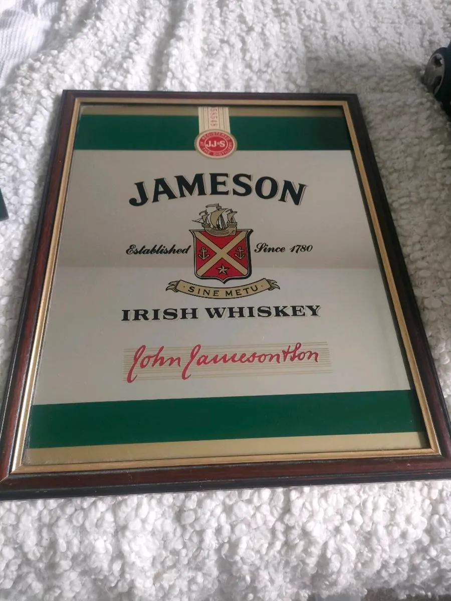 Vintage Jameson Pub Mirror - Image 1