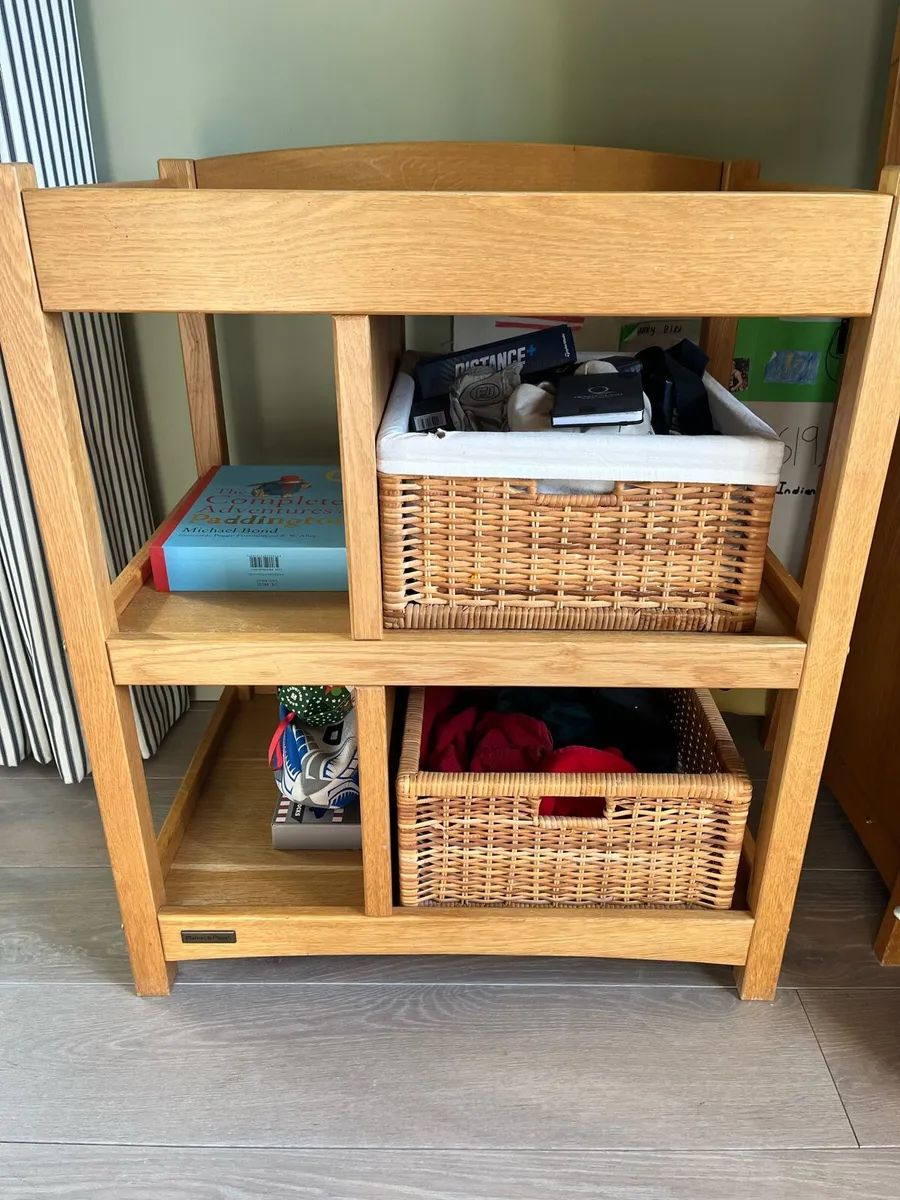 Mama’s & Papa’s Solid Oak Changing Table - Image 1