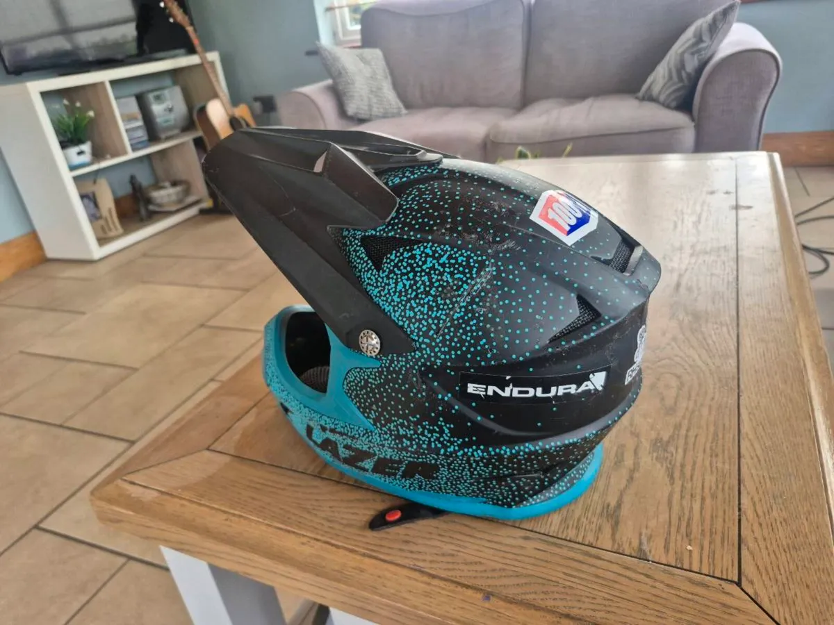 Lazer Phoenix Mtb Helmet size S with 100% goggles - Image 4