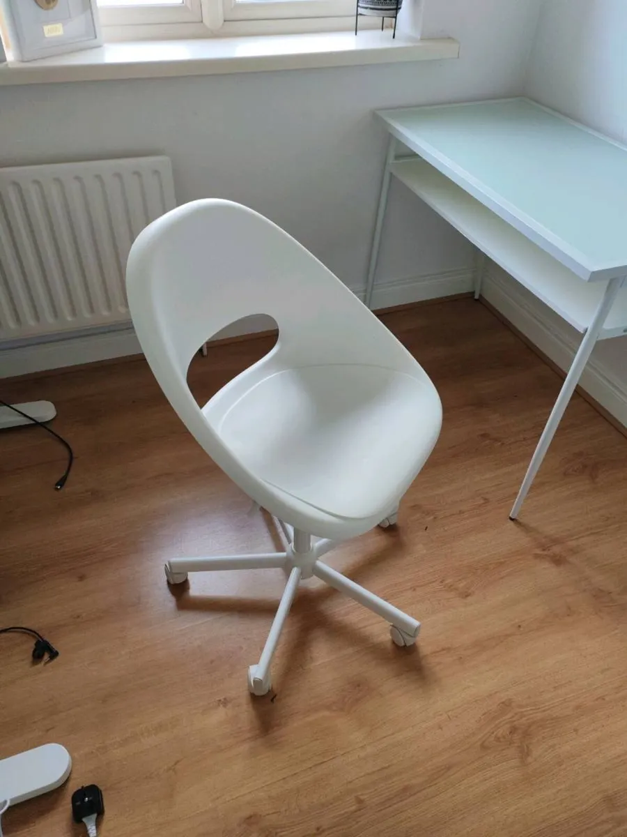 White Office Chair - Image 1