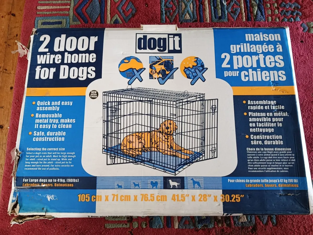 XL Dog Crate. Gorey Co Wexford - Image 4
