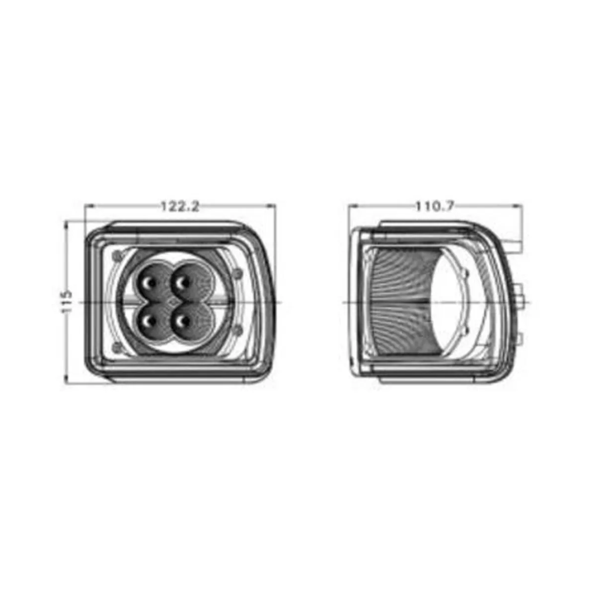John Deere Light – 40W LED Work Light Pair - Image 2