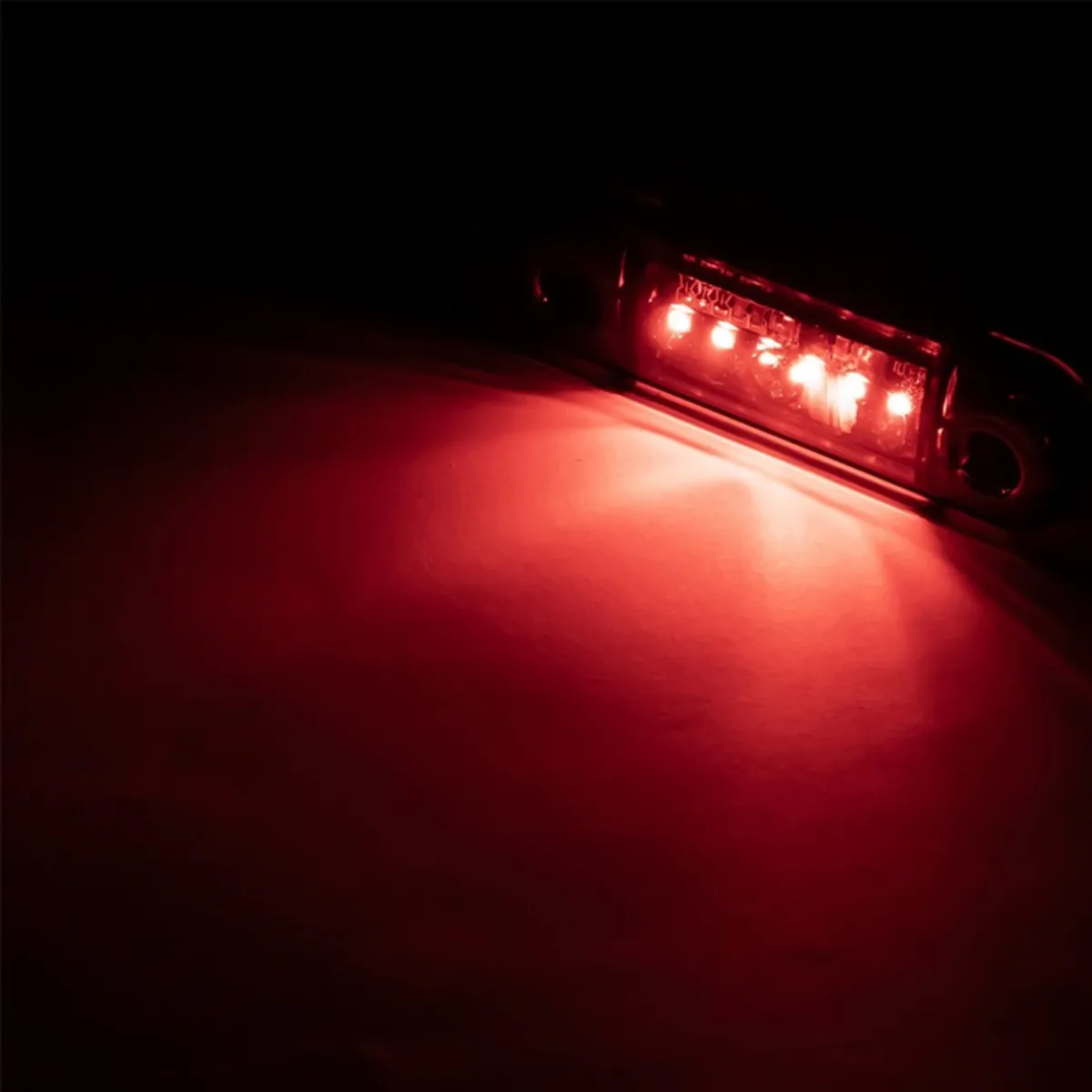 LED Marker Lamp 6LED 12/24V DARK Red - Image 2