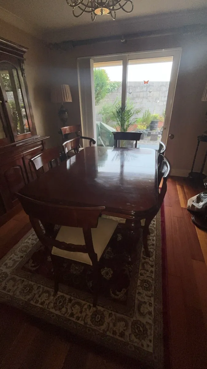 Table and 6 Chairs - Image 2