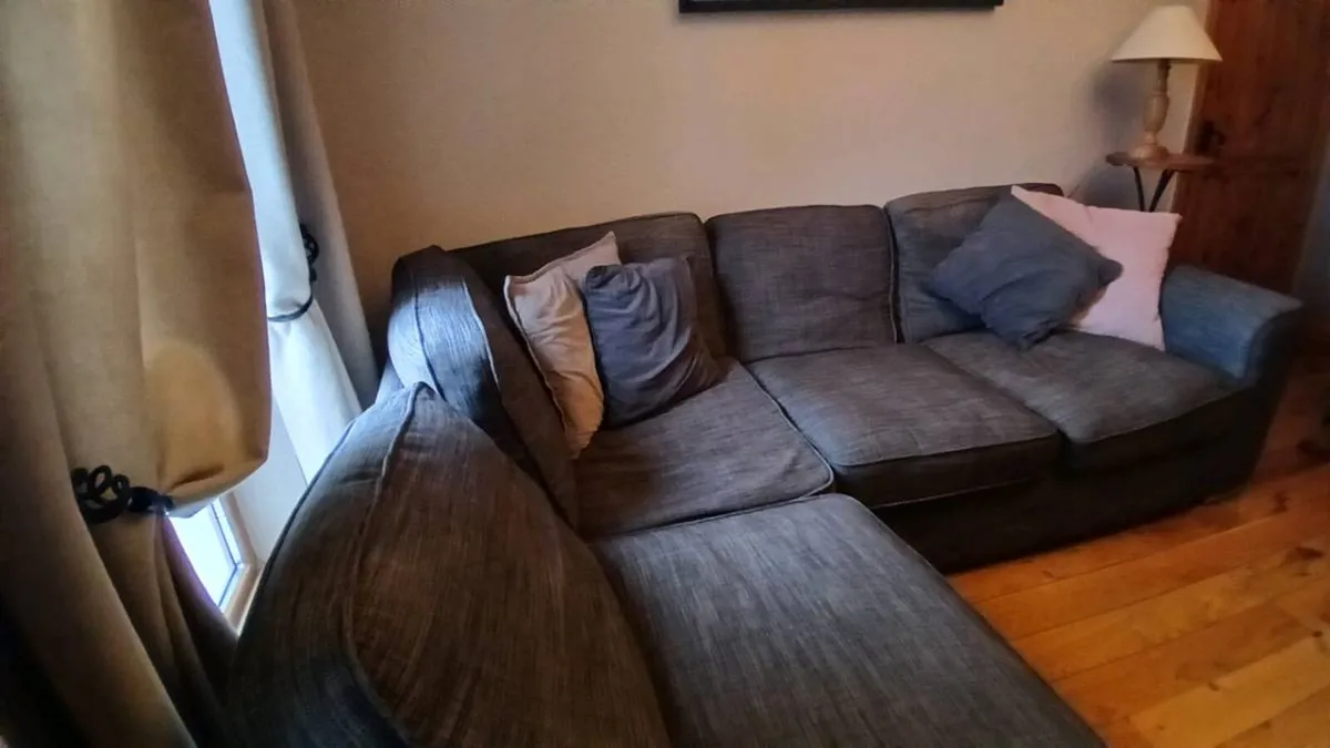 Grey L Shape Sofa - Ballisodare - Image 2