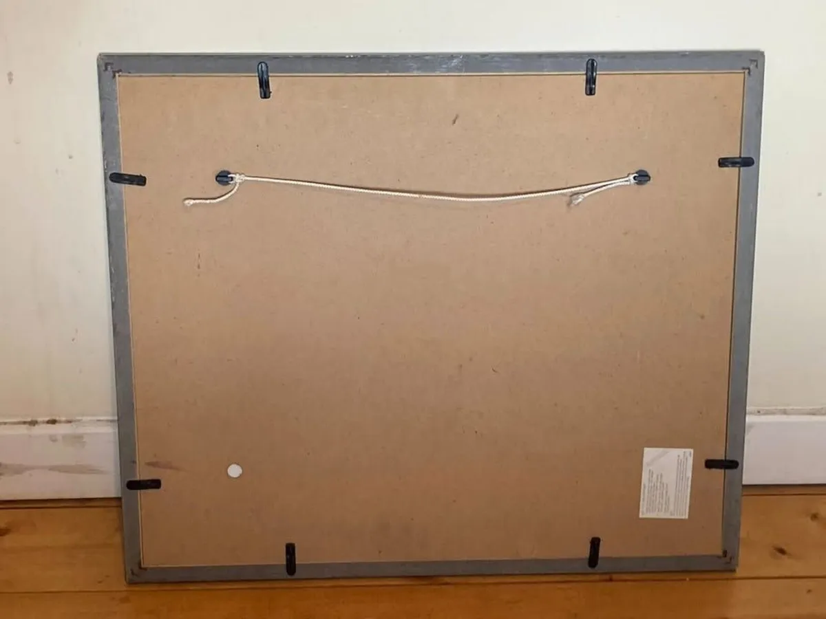 Large Framed Vintage “Au Revoir” Print | Wall Art - Image 3