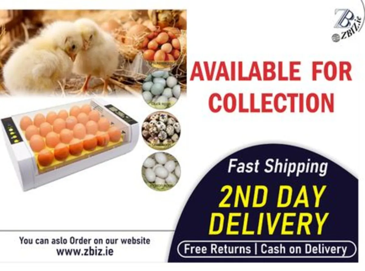 24 Egg Incubator Automatic Temperature Control - Image 1