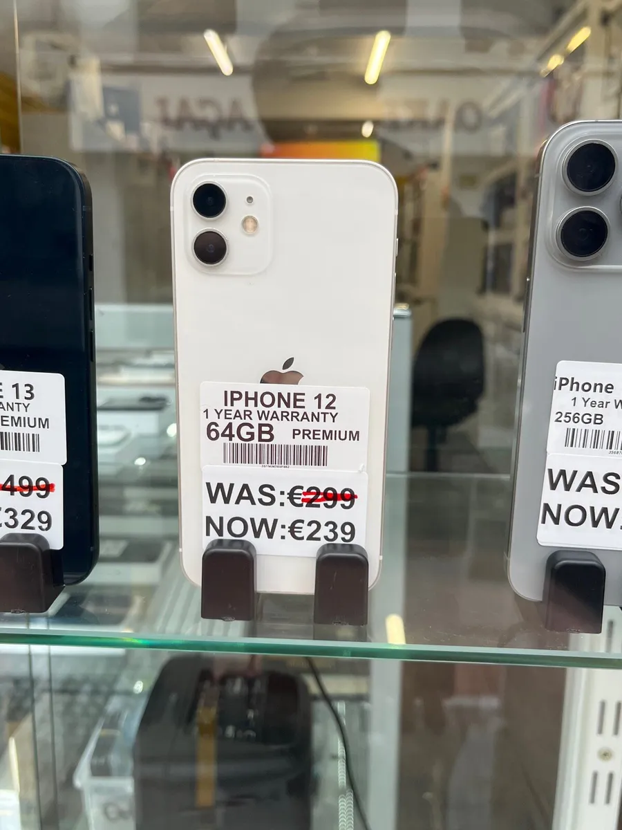 📲IPHONE 12   1 YEAR WARRANTY - Image 1