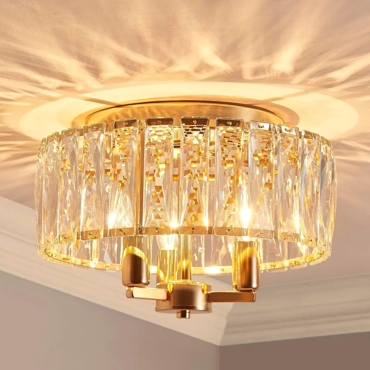 Saint Mossi K9 Crystal Flush Mount Ceiling Light - Image 2