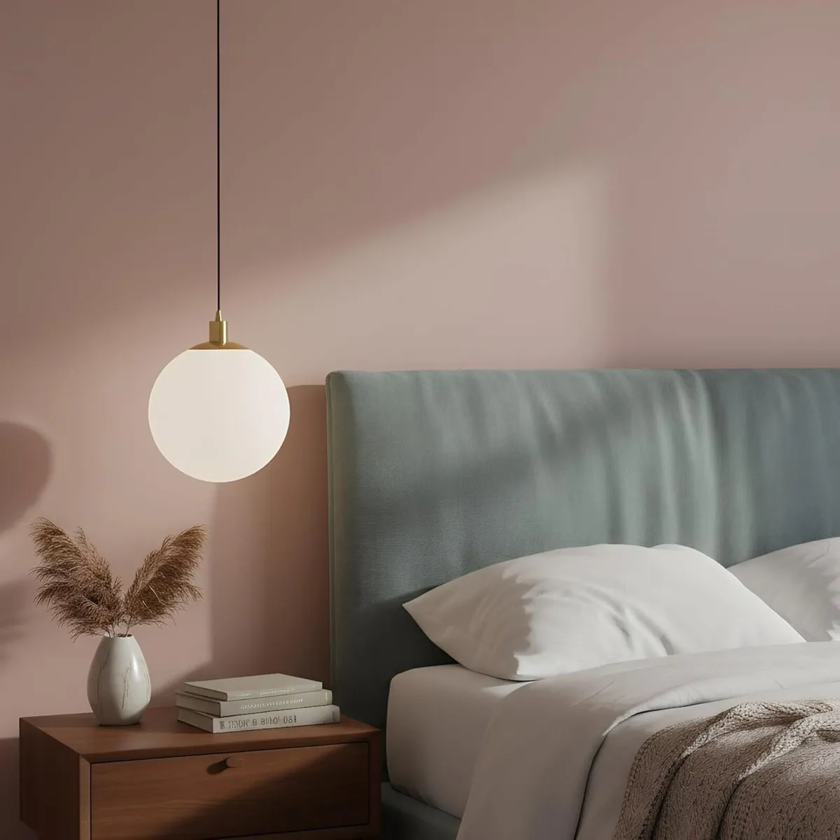 Modern Minimalist Globe Pendant Light Gold Finish - Image 4