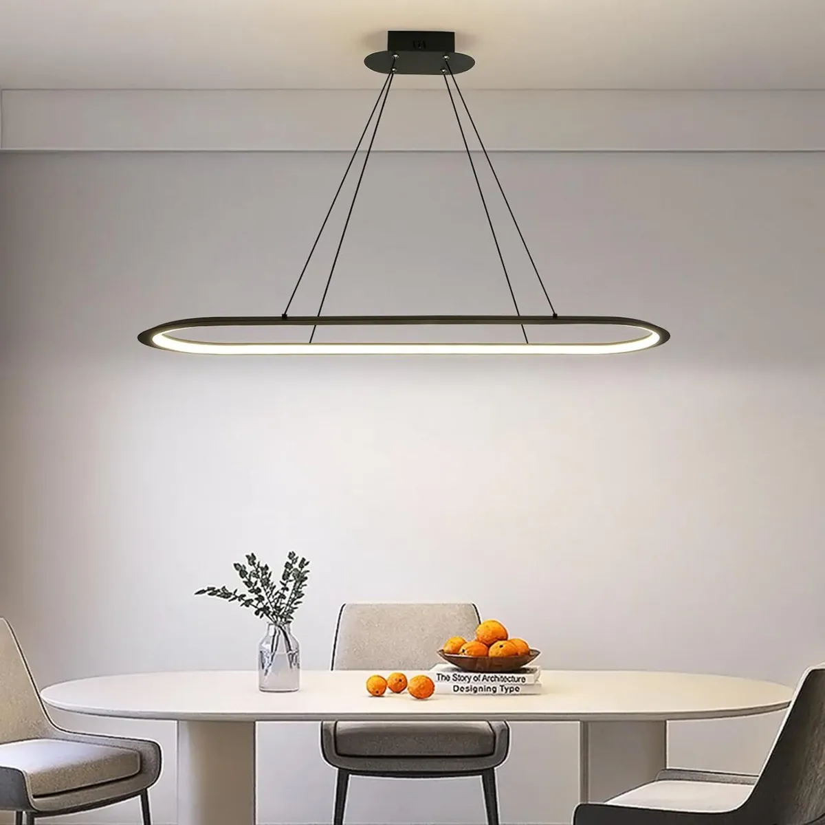 Modern Island Lights Linear Pendant LED Chandelier - Image 2