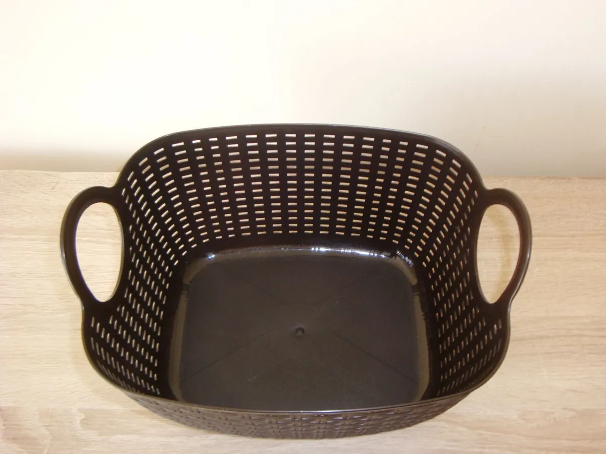 Black storage basket - Image 3