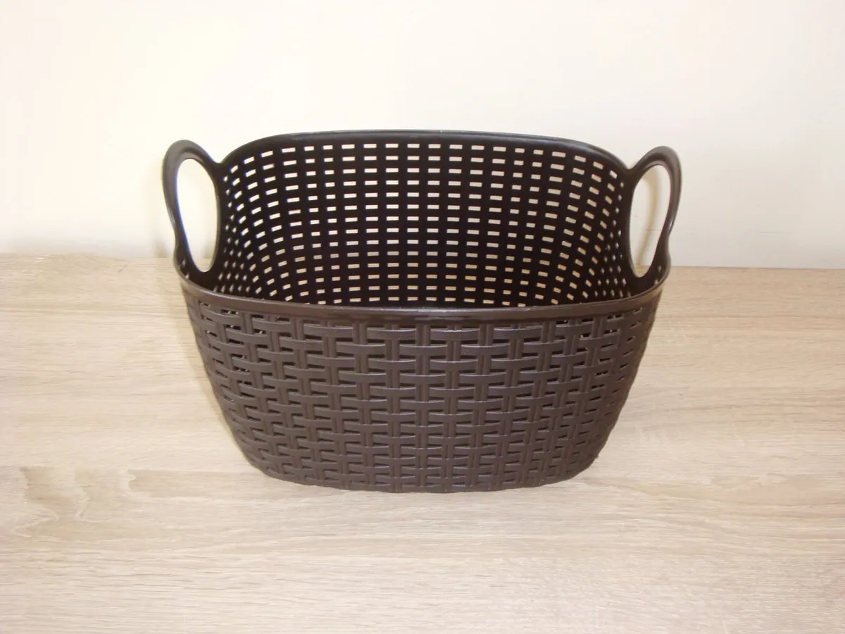 Black storage basket - Image 4