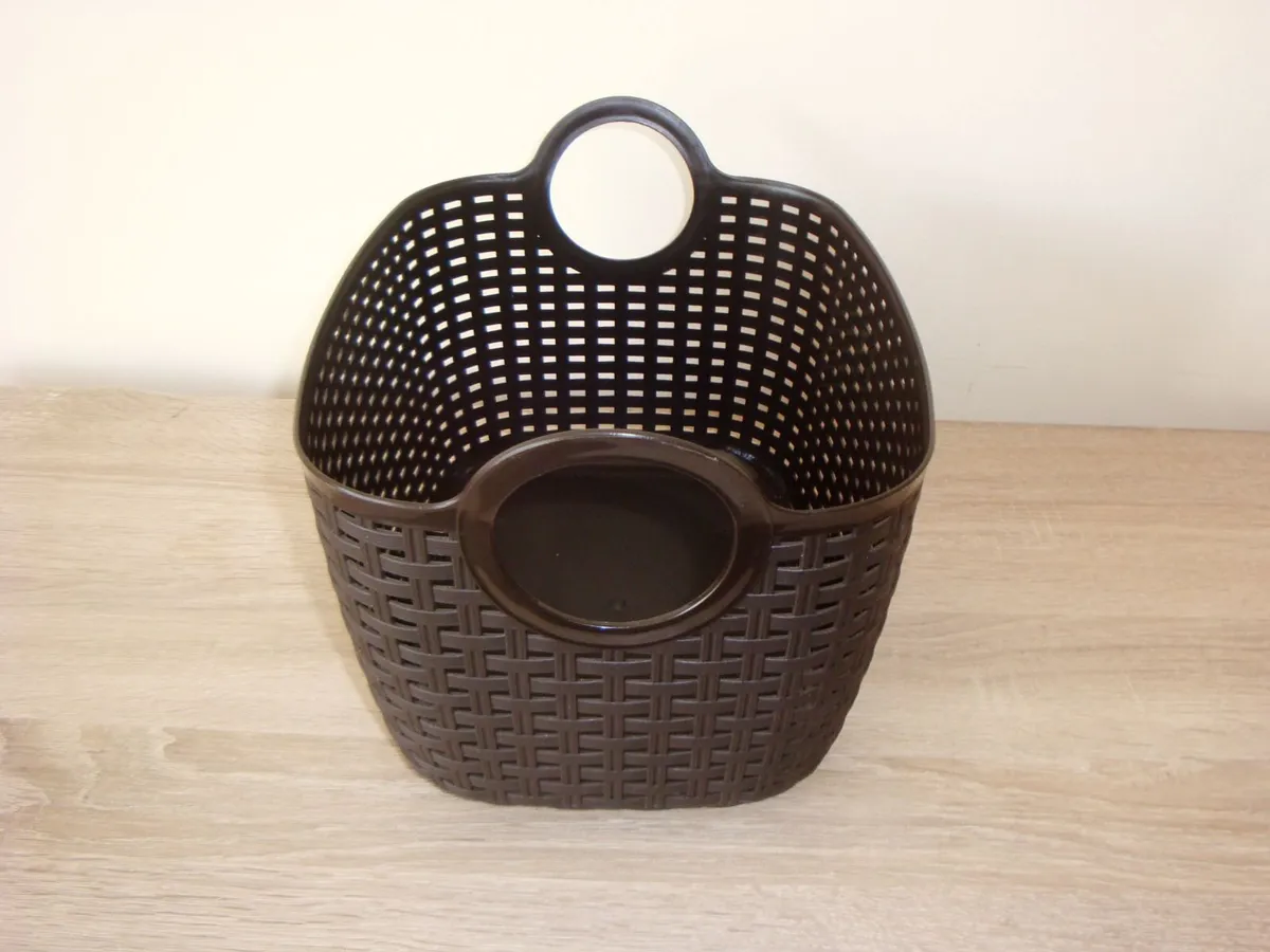 Black storage basket - Image 2