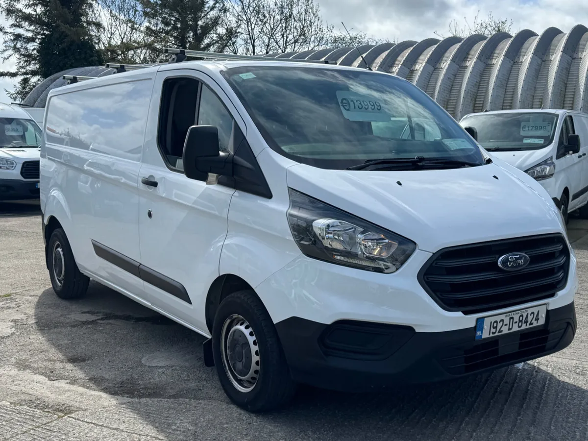 FORD TRANSIT CUSTOM 147,000KMS”ROOF RACK 2019 - Image 1