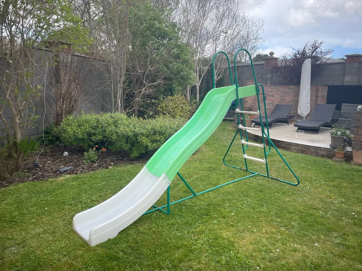 Children’s Double Wave Garden Slide - Image 2