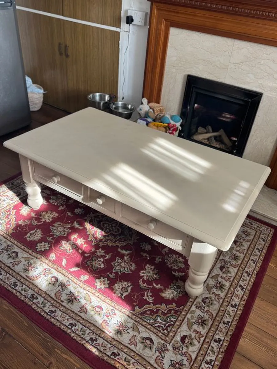 Cream Coffee Table - Image 1