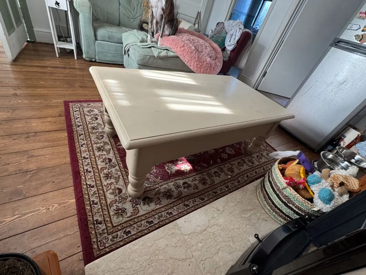 Cream Coffee Table - Image 2