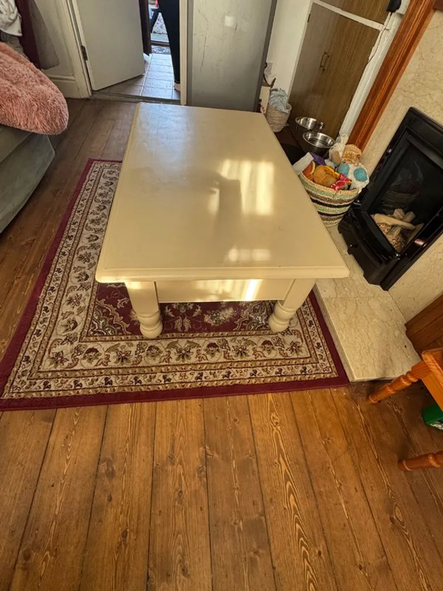 Cream Coffee Table - Image 3