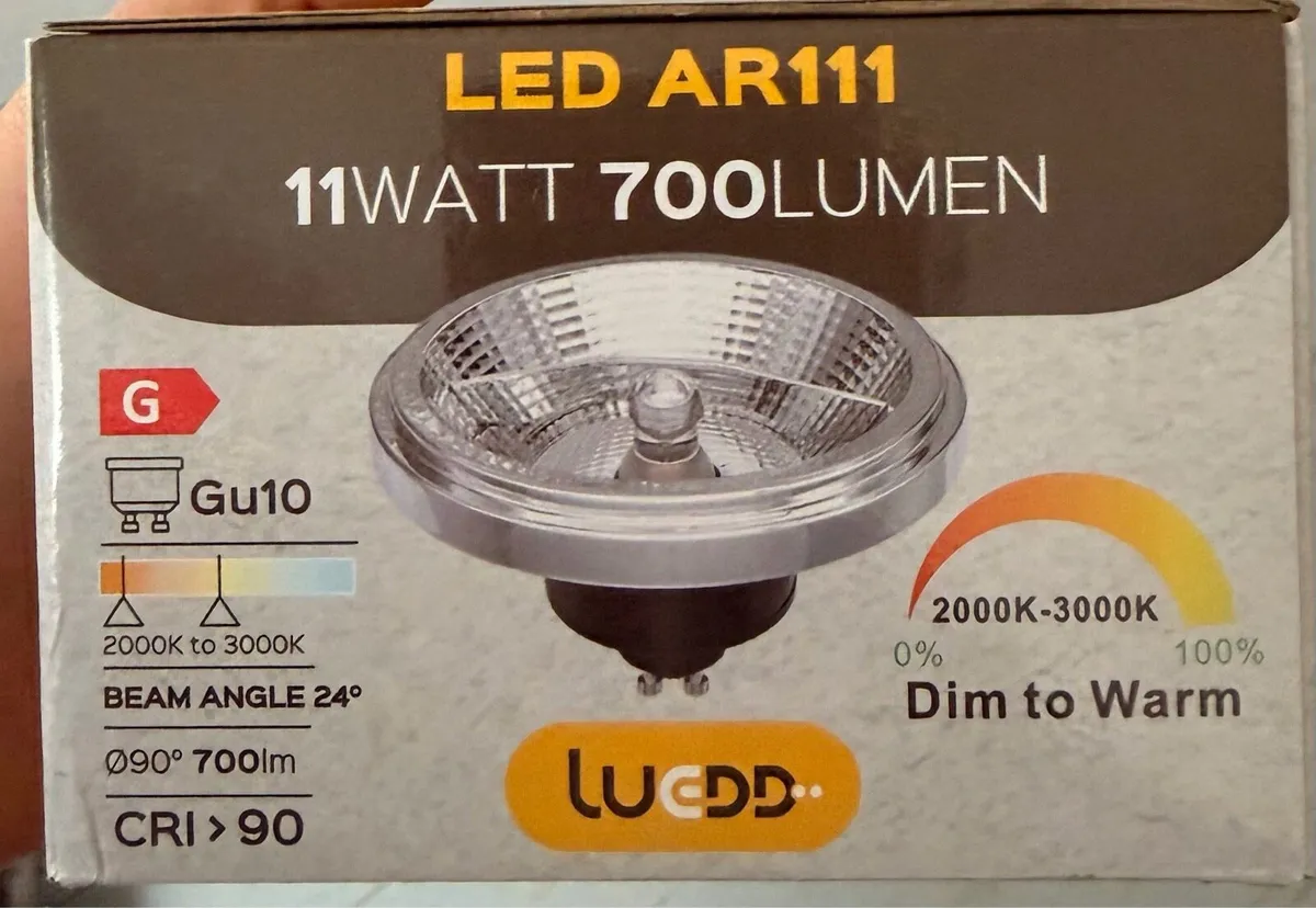 x15 - AR111 GU10 Dimmable LED Light bulbs - Image 1