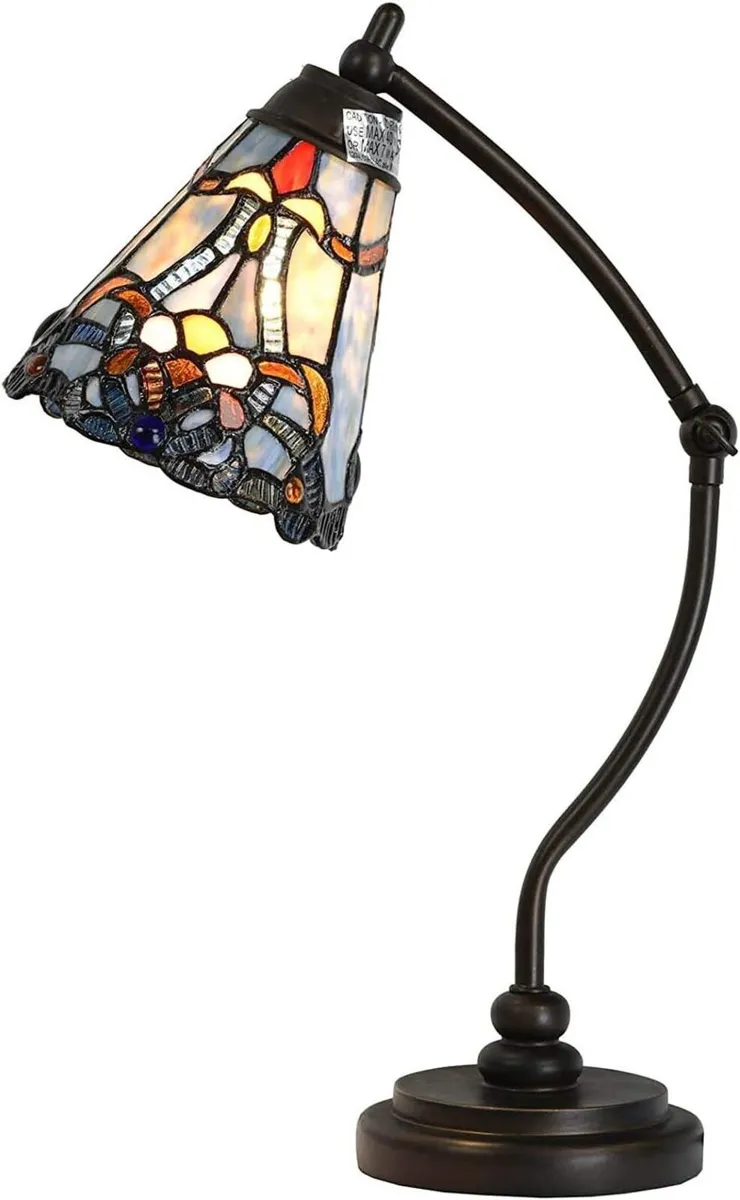 L30688 Tiffany Style Stained Glass Table Lamp - Image 1