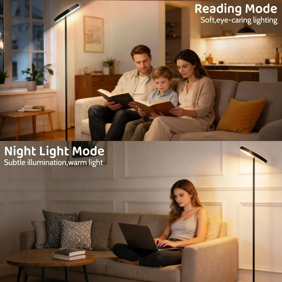 Corner Floor Lamp RGBWW 2700K-6500K Tunable White - Image 3