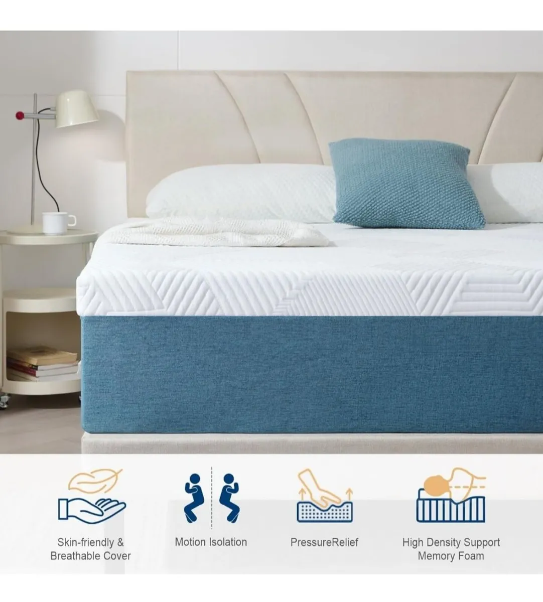 Superking Bed & Mattress**5 months old - Image 2