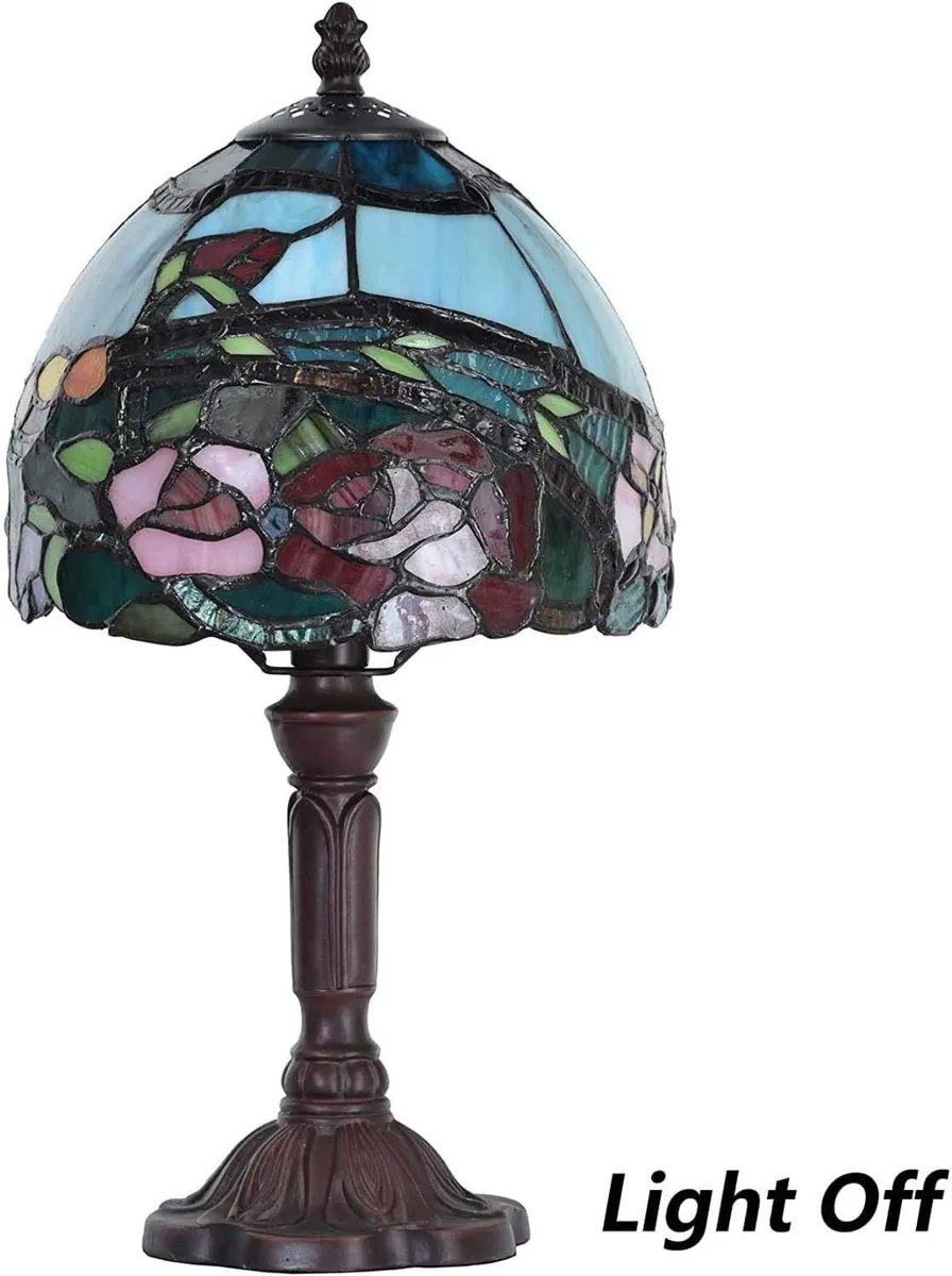 L30736 Rose Flower Tiffany Style Stained Glass - Image 3