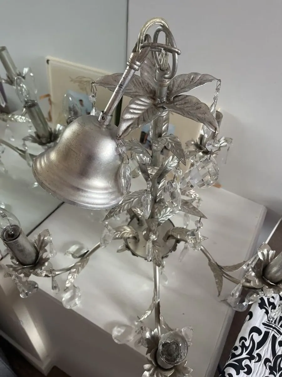 Silver chandelier - Image 4